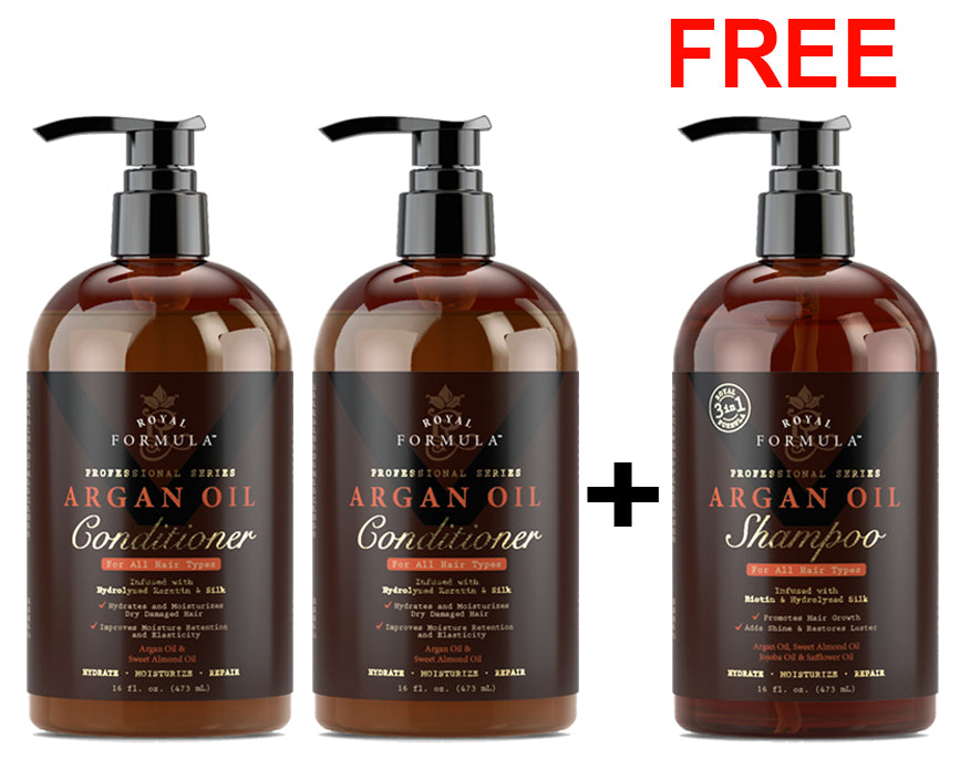 Buy 2 Argan Oil Conditioner Get FREE Shampoo