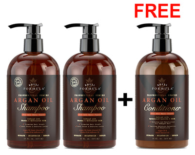 Buy 2 X Argan Oil Shampoo - Get Free Hair Conditioner 