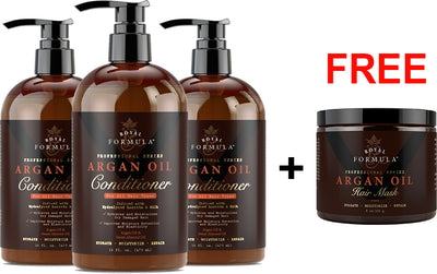 Buy 3 x Argan Oil Conditioner + Free Argan Oil Hair Mask 
