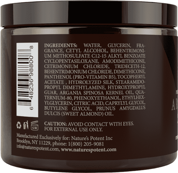 Argan Oil Hair Mask and Deep Conditioner Ingredients 