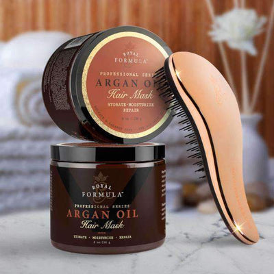 Buy 2 X Argan Oil Hair Mask - Get Fee Hair Brush 