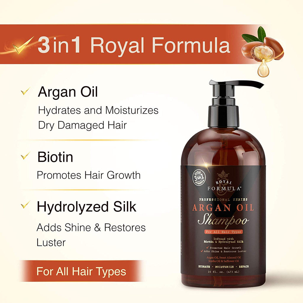 Argan Oil Shampoo and Conditioner Set - GIFT BOX (2 X 16 oz/473 ml)