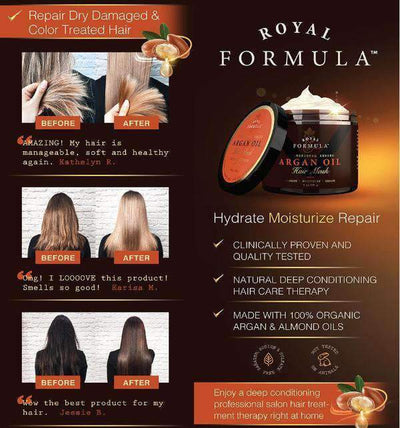 Royal Formula Argan Oil Hair Mask - Results - Before and After 