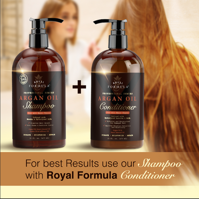 Argan Oil Shampoo Infused with Biotin & Hydrolyzed Silk 16 oz/473 ml