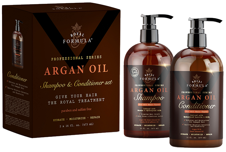 Argan Oil Shampoo & Conditioner Gift Box