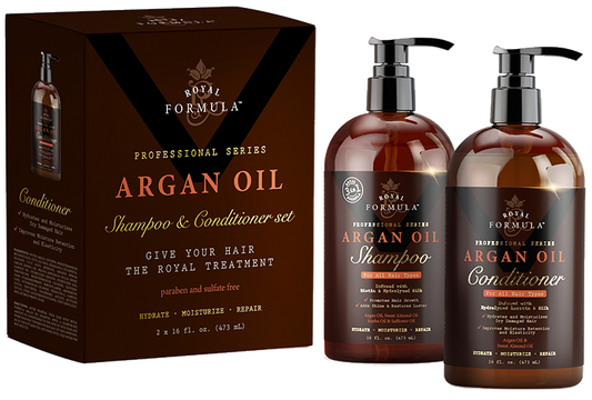 Argan Oil Shampoo & Conditioner Gift Box